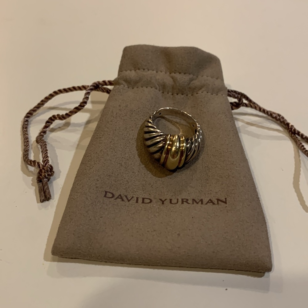 David Yurman gold / silver Ring Great Valentines Gift!! - Picture 8 of 12
